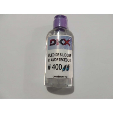 ÓLEO DE SILICONE DENSIDADE 400 60ml PARA AMORTECEDOR DKX PER400